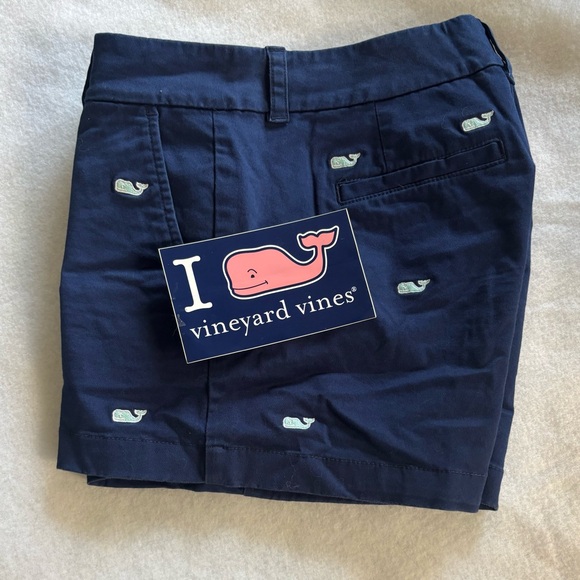 Vineyard Vines Classic Dayboat Shorts in Navy Size 0 - Picture 11 of 12